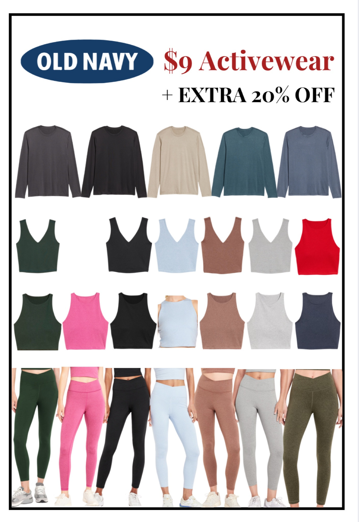 Old Navy $9 Activewear Sale

#LTKCyberWeek #LTKHoliday #LTKActive