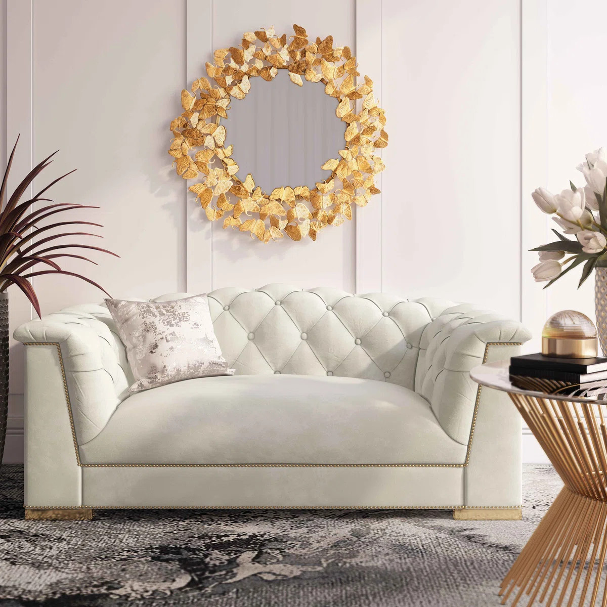 Katey 68.5'' Velvet Loveseat | Wayfair North America