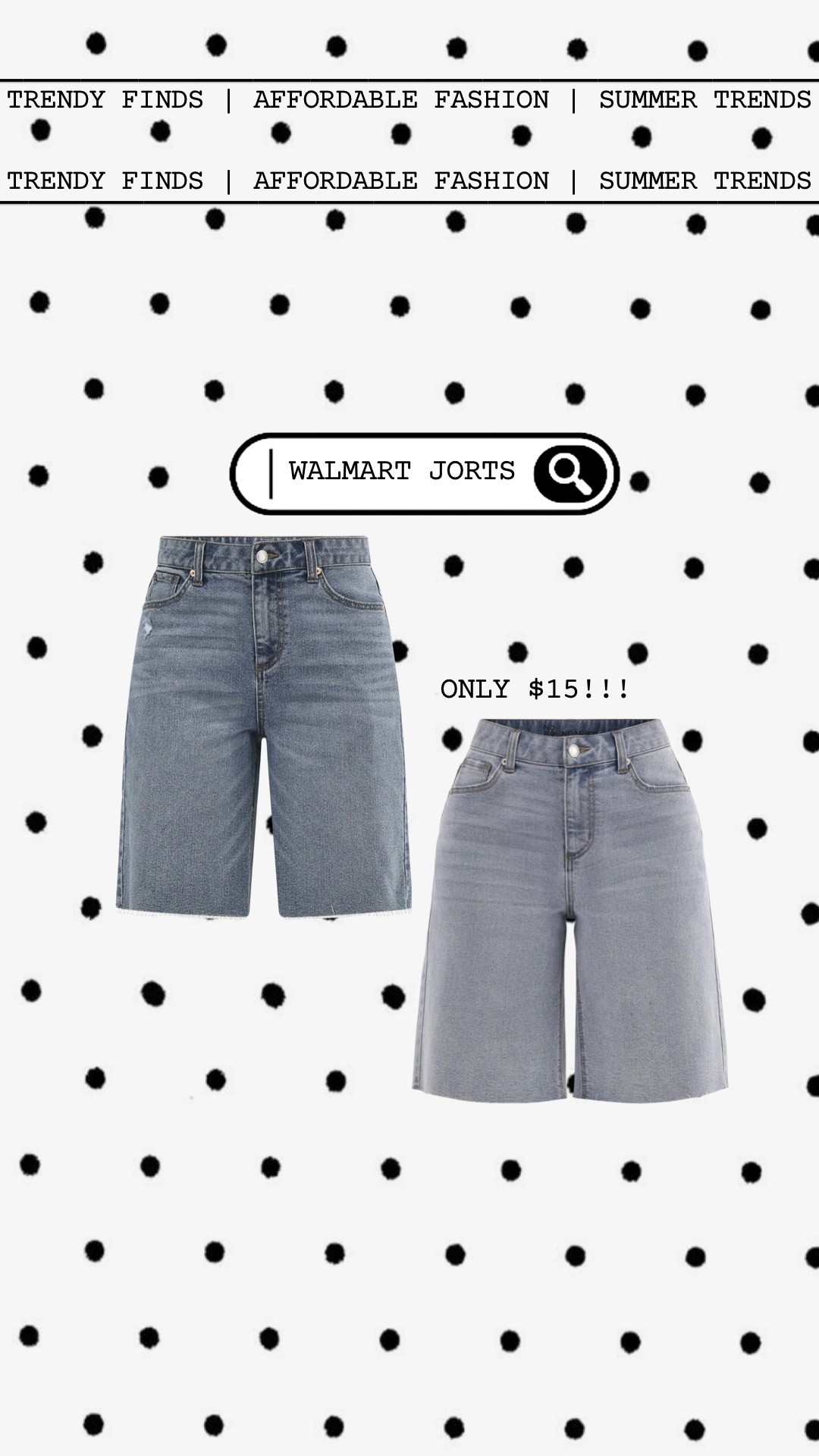 the perfect effortless jorts… 

#LTKFindsUnder50 #LTKStyleTip #LTKSaleAlert