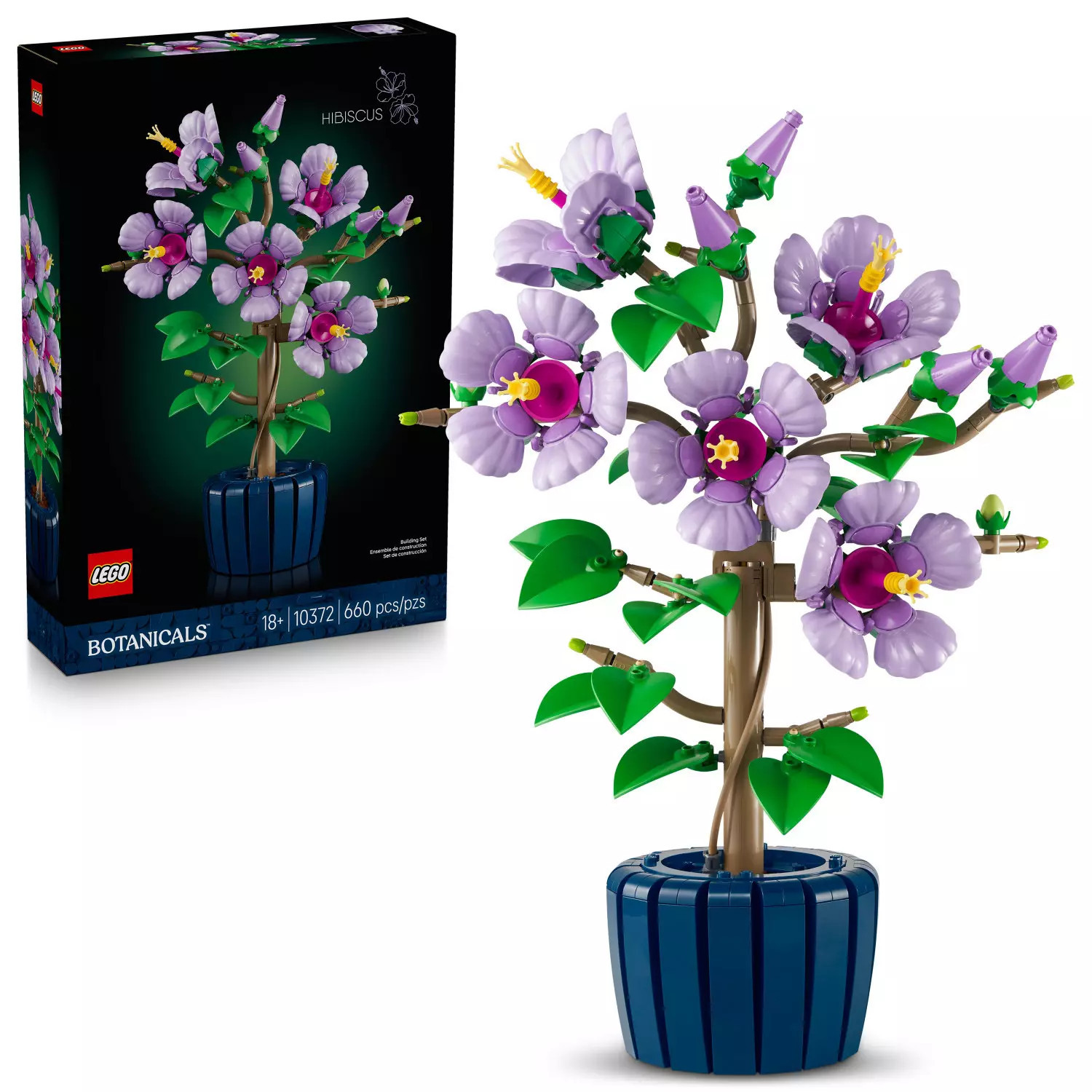 LEGO Botanicals Hibiscus Flower Building Set, 660 pc. | Sam's Club