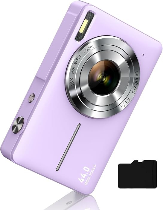 Digital Camera FHD 1080P, Camkory Point and Shoot Digital Cameras with 16X Zoom Anti Shake, 32GB ... | Amazon (US)