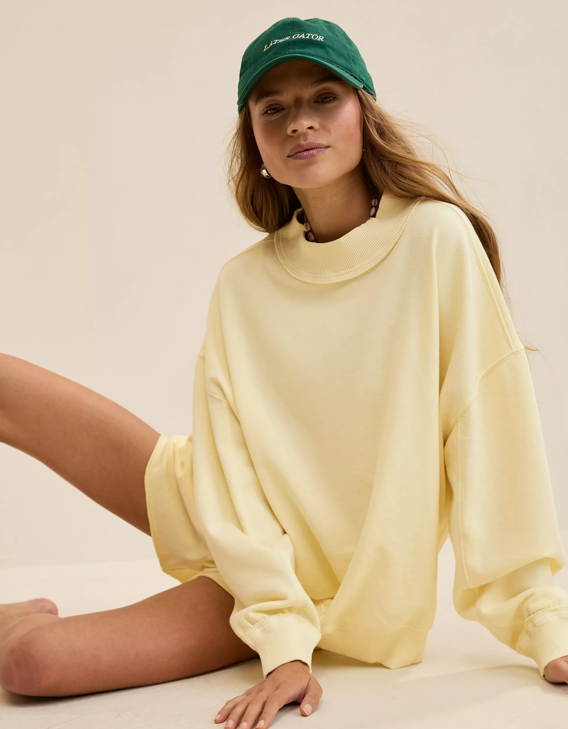 Aerie Alumni Mockneck Sweatshirt | American Eagle Outfitters (US & CA)