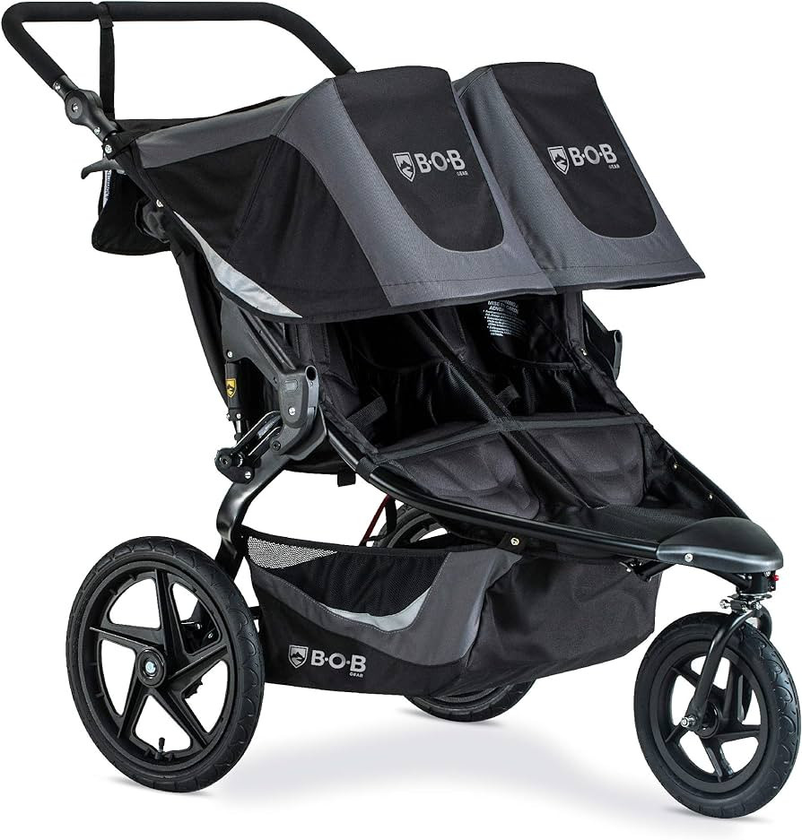 BOB Gear Revolution Flex 3.0 Duallie Double Jogging Stroller, Graphite Black | Amazon (US)
