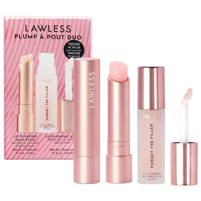Plump & Pout Lip Balm and Lip Gloss Set | Sephora (US)