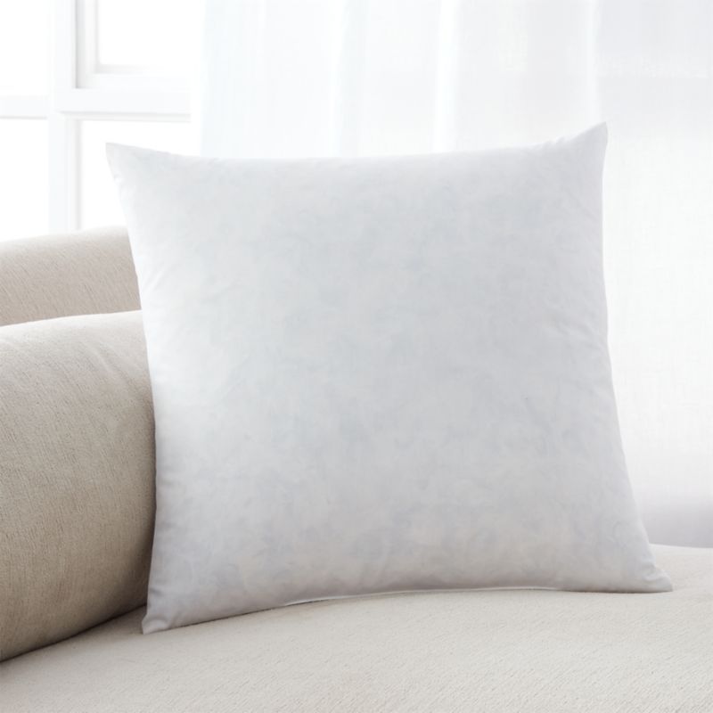 Feather-Down 16" Pillow Insert + Reviews | Crate and Barrel | Crate & Barrel