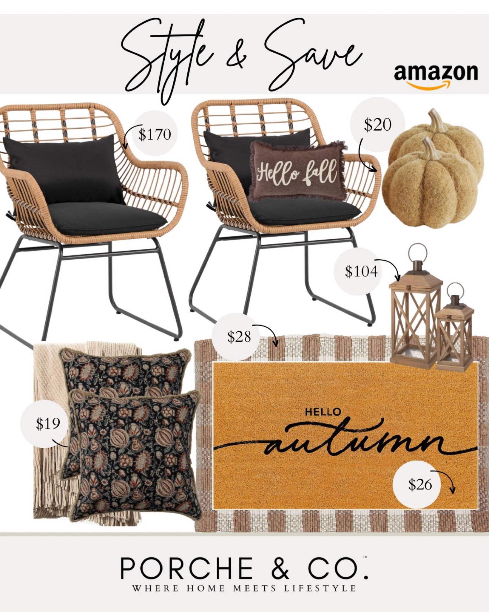Style and save, Amazon Fall decor, Gall front porch styling, fall front porch decor
#visionboard #moodboard #porcheandco

#LTKSeasonal #LTKstyletip #LTKhome