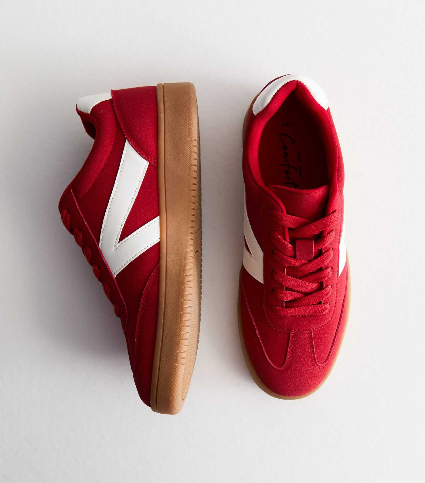 Red Chunky Sole Trainers 
						
						Add to Saved Items
						Remove from Saved Items | New Look (UK)