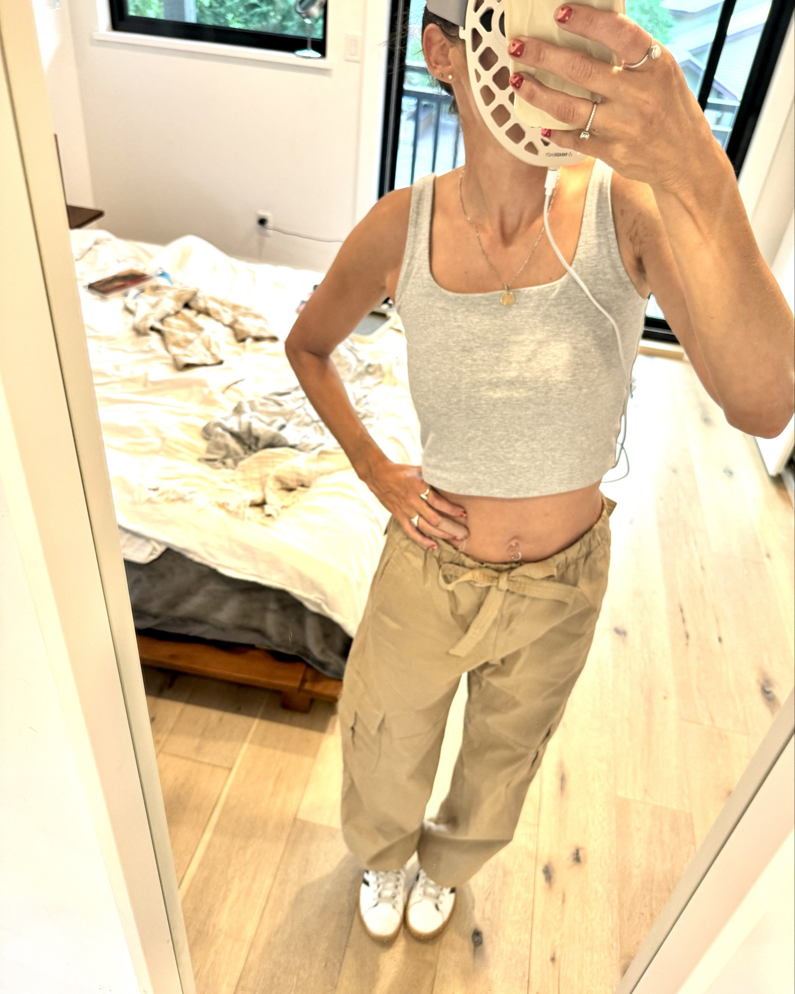 The Gap slayed with these cargos and this top!  They’re both so comfy, so cute, easy to style and they go perfectly with my Jason mask LOL

#LTKstyletip #LTKsale #LTKcanada