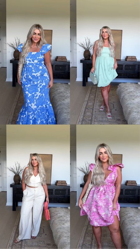 Recent Marshall’s order🫐🩷🍊✨🤍 so many cute summer outfits and bags 

Blue dress // 10
Pink dress // large (need a medium) 
Green dress // medium 
Linen set // 12 

#marshalls #summer #dress #LTKsalealert #LTKmidsize

#LTKSeasonal