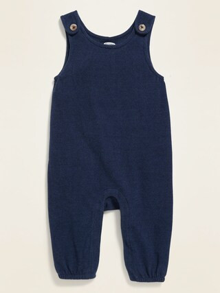 Cozy Plush-Knit Overalls for Baby | Old Navy (US)