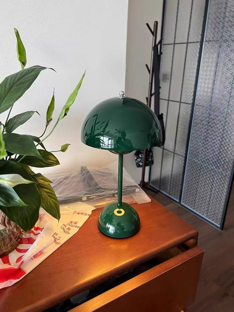 Flowerpot Lamp Modern Flower Bud 12" Cordless Touch Dimmable 2600mAh Rechargeable Nordic Minimali... | Amazon (US)