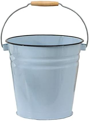 Enamel on Stainless Steel Bucket 12.7 Qt / 12 L, Light Blue Vintage Enameled Large Metal Ice Water P | Amazon (CA)