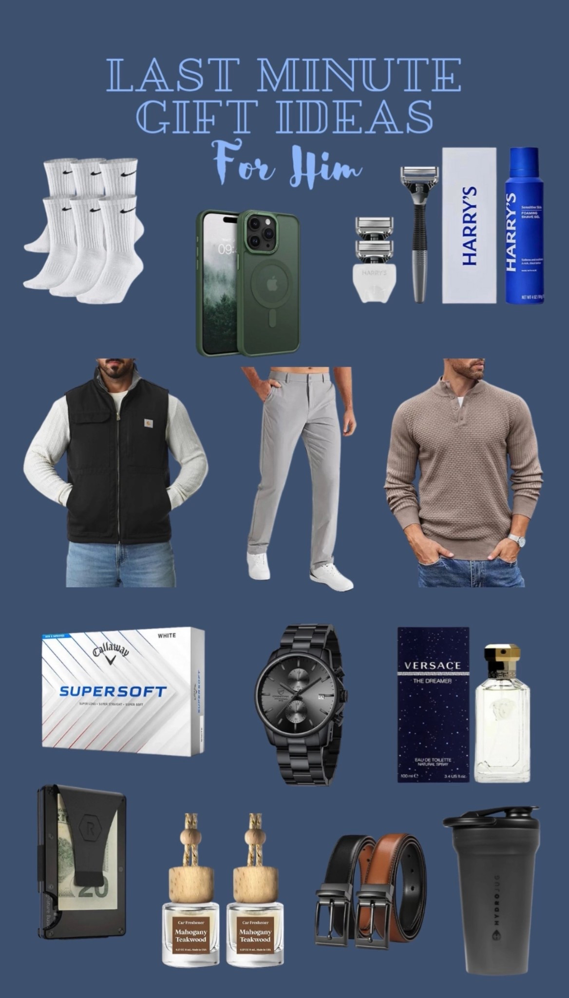 Last minute gift ideas for him!! 


#LTKGiftGuide #LTKSeasonal #LTKHoliday