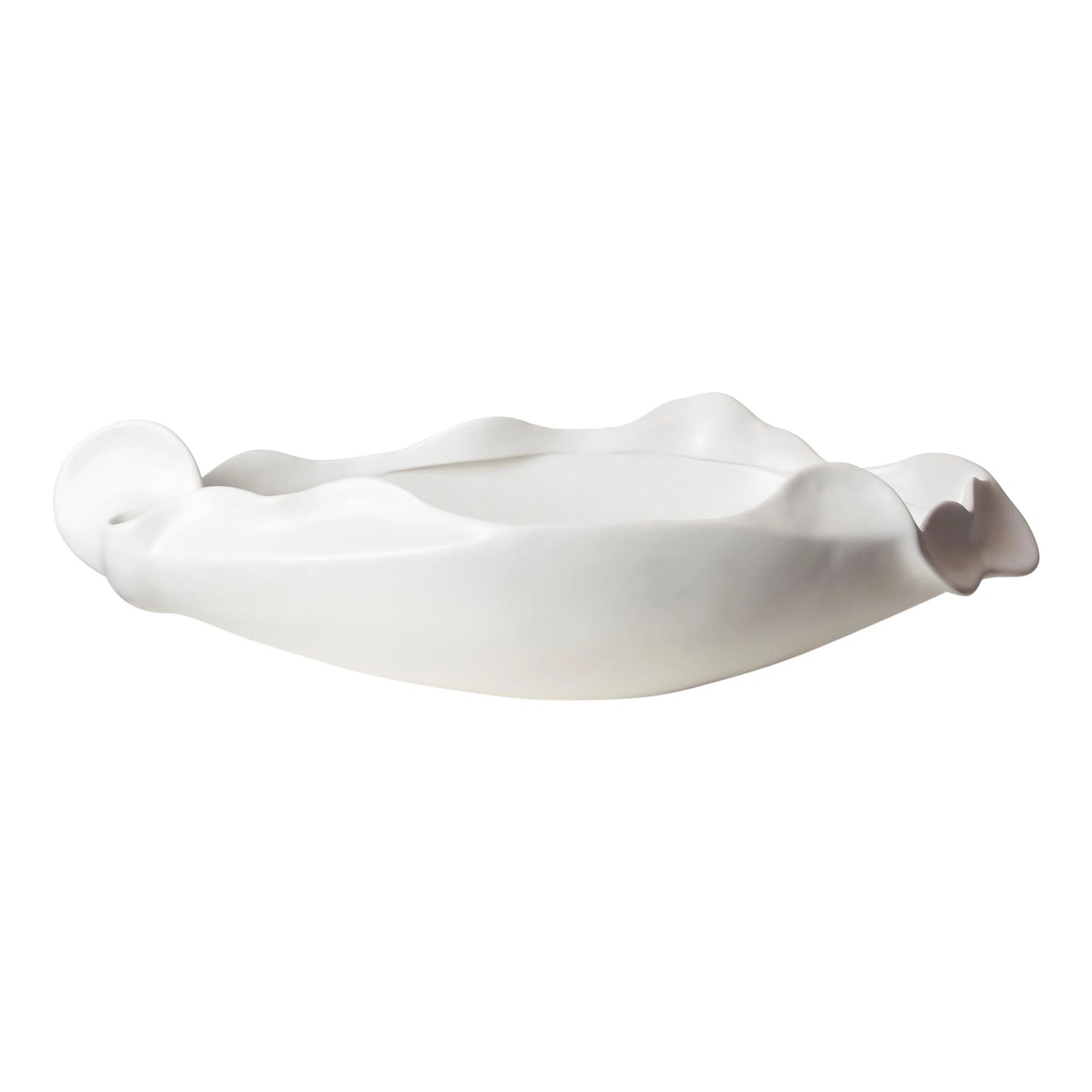 Global ViewsFree Form Bowl-Matte White | Perigold