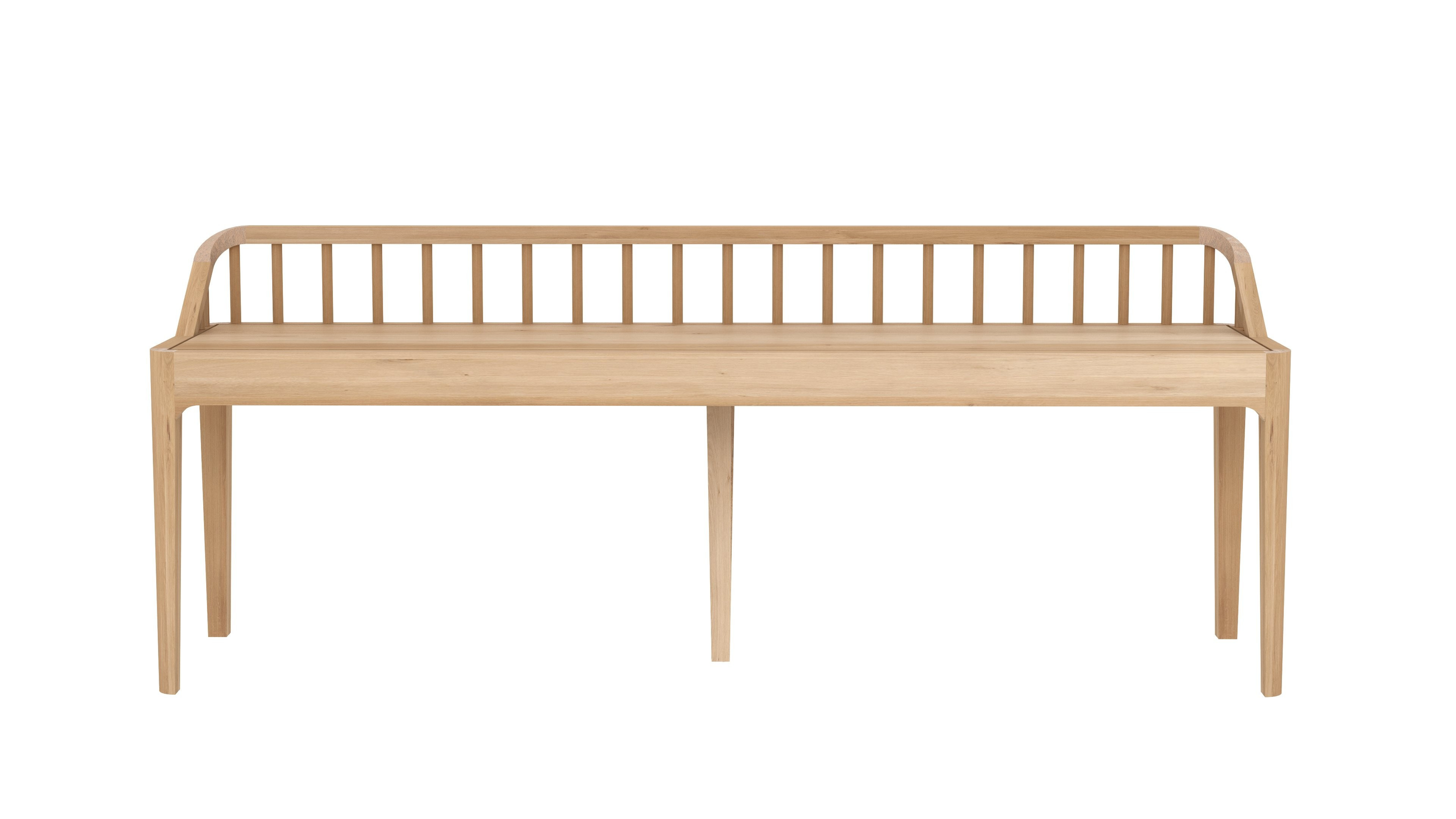 Oak Spindle Bench | Burke Decor
