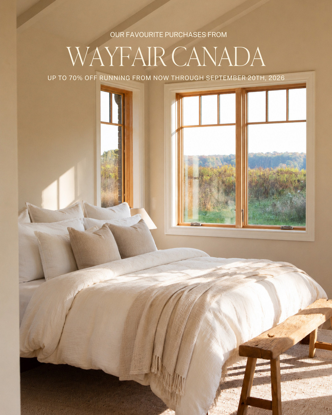 Wayfair Canada’s Fall Sale is ON, with up to 70% off through September 20th, 2026!
We rounded up our favourite Wayfair Canada pieces, including the ones that have lived in our homes for years, survived real life, and that we would absolutely buy all over again.
Basically, the good stuff. The tried, tested, still-love-it stuff. And right now, a whole lot of it is on sale.
@wayfaircanada #WayfairCAHome #WayfairCAPartner