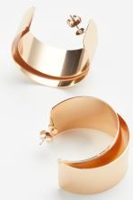 Double-layered Hoop Earrings | H&M (US + CA)