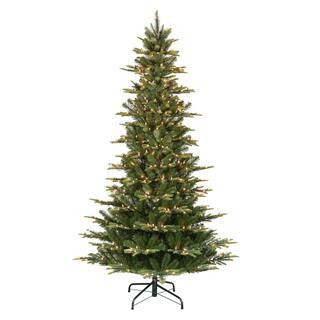 6.5 ft. Prelit Slim Aspen Fir Artificial Christmas Tree with 350 UL-Listed Clear Lights | The Home Depot