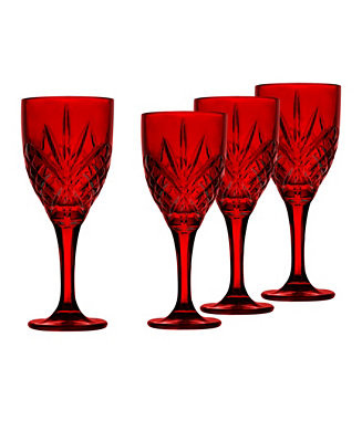 Godinger Dublin Goblets Set, 4 Pieces & Reviews - Glassware & Drinkware - Dining - Macy's | Macys (US)