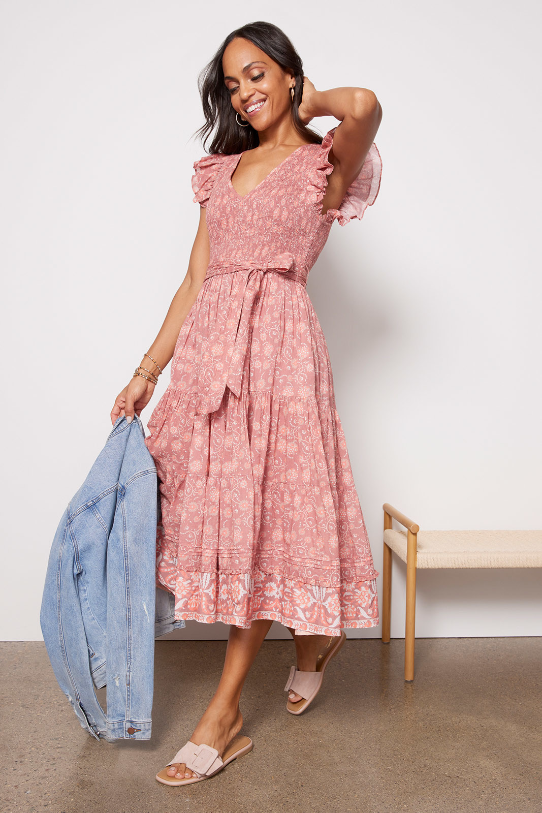 Rita Ankle Dress | Evereve