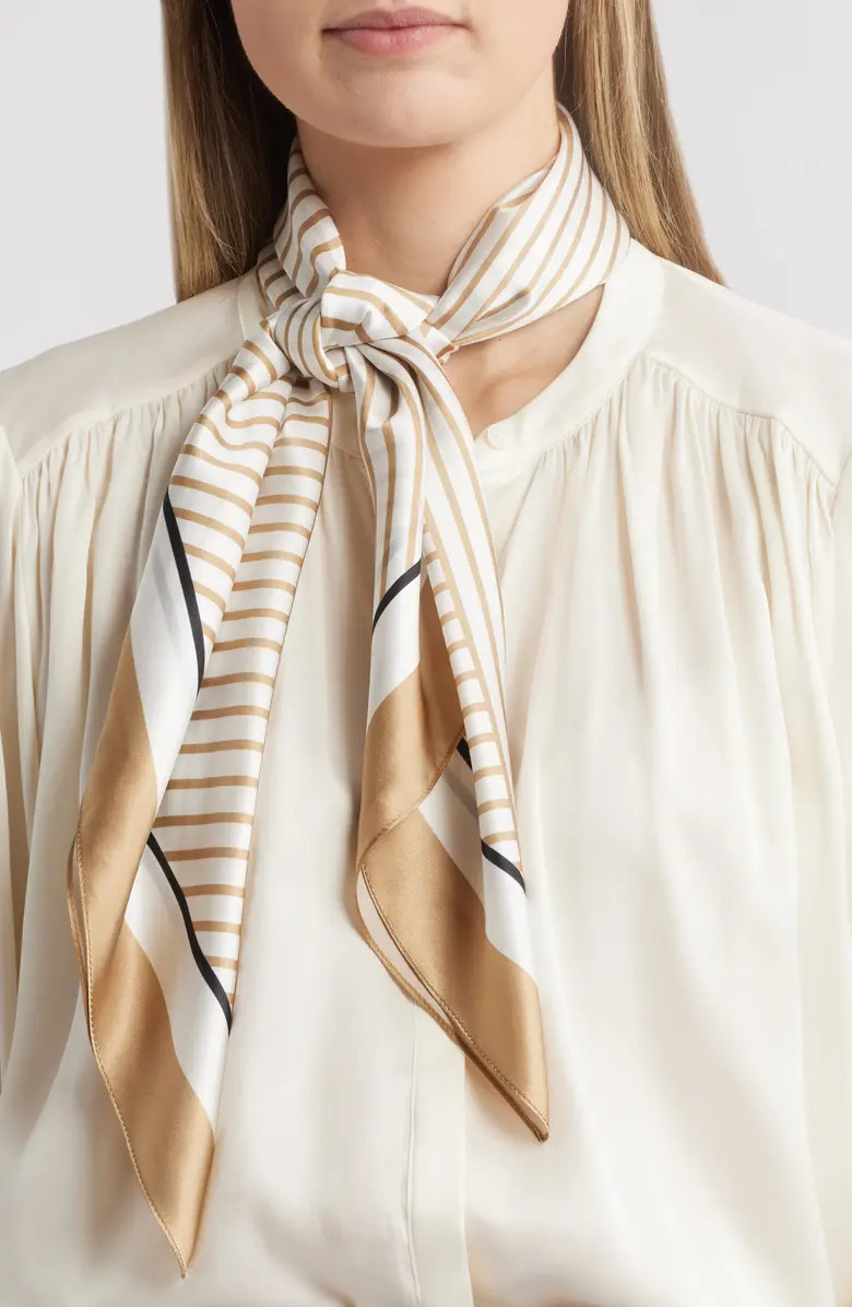Print Square Silk Scarf | Nordstrom