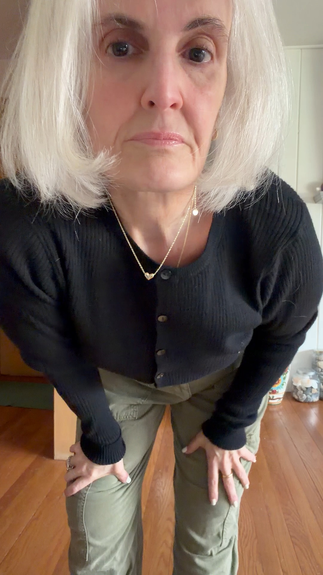 Cargo pants are so soft and comfy w a small cardigan perfect to wear w a summer dress 

#LTKPetite #LTKOver40 #LTKMidsize