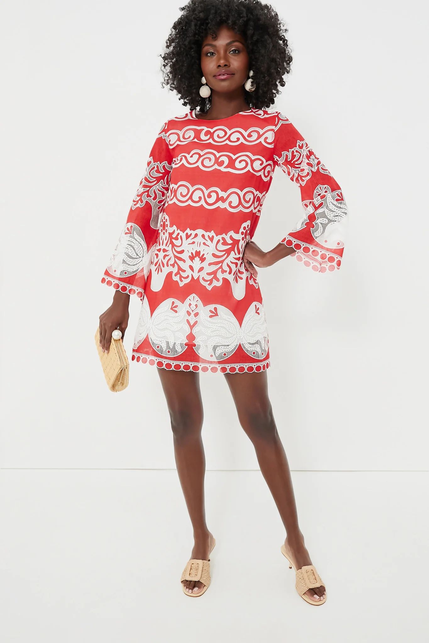 Red Lace Stevie Dress | Tuckernuck (US)
