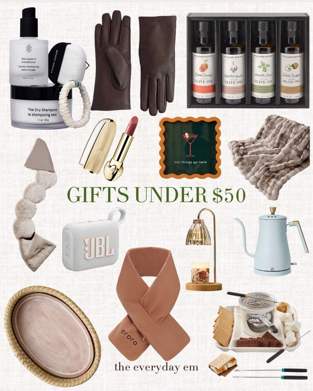 Gifts under $50 

#LTKHoliday #LTKGiftGuide