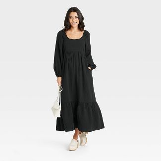 Women's Balloon Long Sleeve Dress - Universal Thread™ | Target