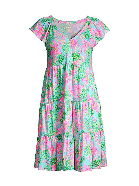 Kawai Floral Cotton Dress | Saks Fifth Avenue