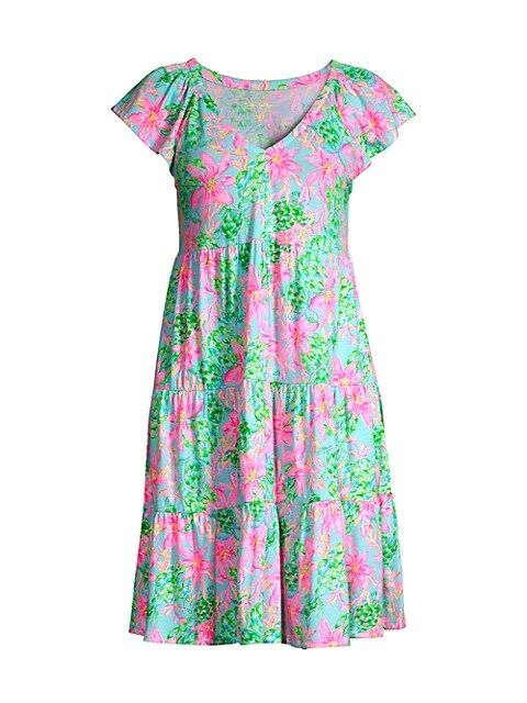 Kawai Floral Cotton Dress | Saks Fifth Avenue