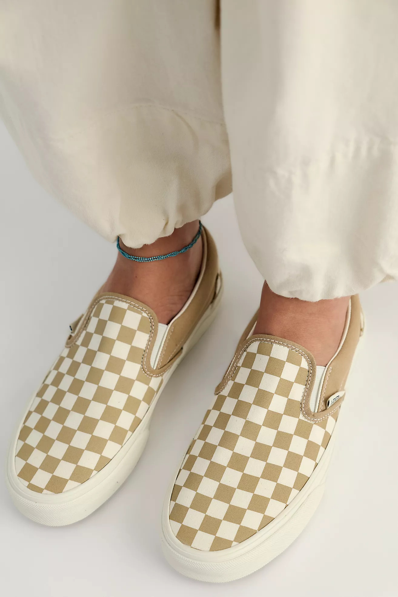 Vans Classic Checkered Slip-Ons | Free People (Global - UK&FR Excluded)