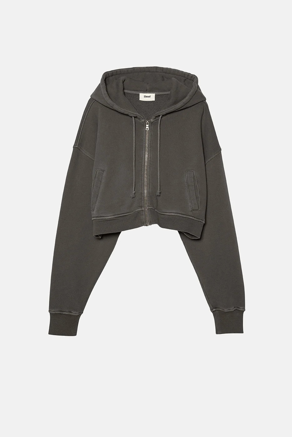BABYDOLL CROP ZIP HOODIE | Elwood Clothing