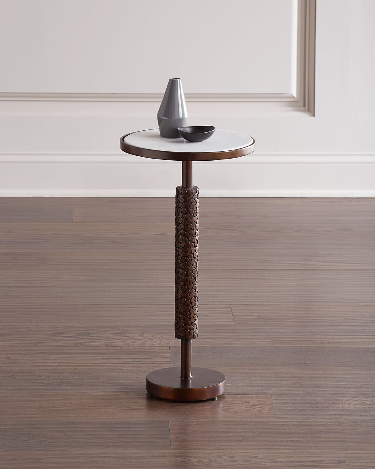 Hammered Bronze Martini Table | Neiman Marcus