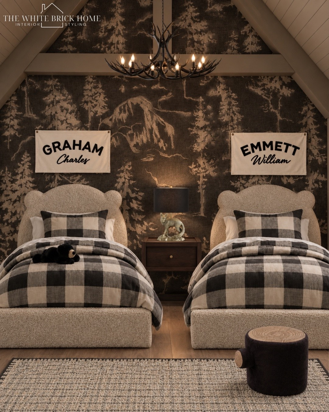 Shared bedrooms can still feel personal 🤎 These custom wall flags are such an easy way to give each kid their own little moment while keeping the room feeling cohesive. And bonus—they’re an inexpensive way to fill a LOT of wall space without investing in oversized artwork. Perfect for above beds, cribs, or anywhere you need that finishing touch.
Personal, affordable, and such an easy way to make a shared room feel like theirs. 🖤

#BoysBedroom #SharedBedroom #KidsRoomInspo #BoysRoomDecor #BedroomInspiration

#LTKHome #LTKBaby #LTKKids