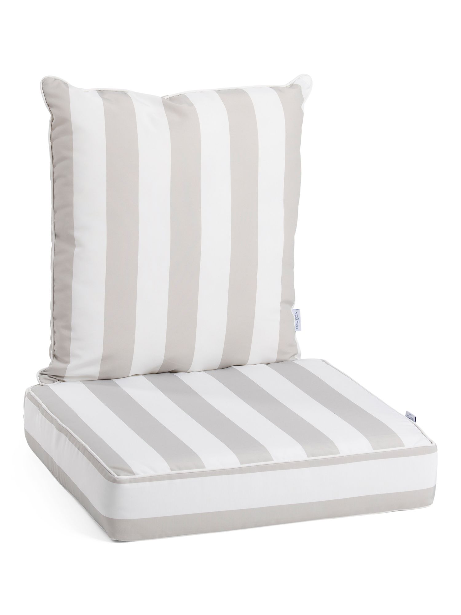 2pc Outdoor Deep Seat Cabana Stripe Cushion Set | TJ Maxx