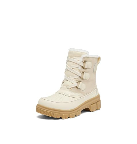 SOREL Women's Tivoli V Waterproof Boot - Honey White, Sea Salt - 12 | Amazon (US)