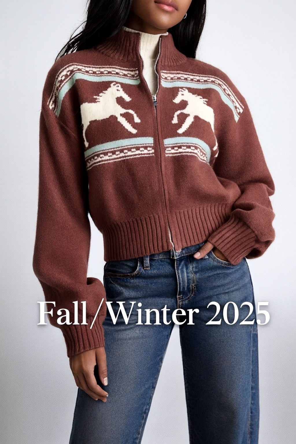 Lulu‘s sweater with horse print
