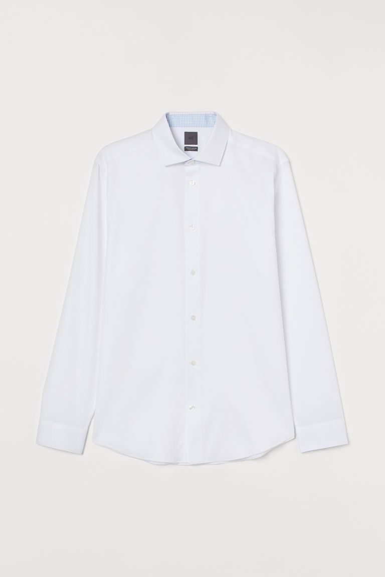 H & M - Premium Cotton Shirt - White | H&M (US)