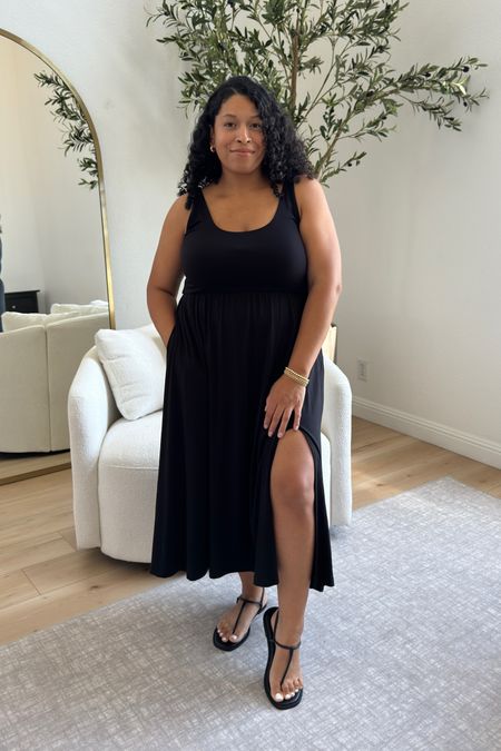 This black midi dress from Target is so comfortable and comes in multiple colors! Wearing a large 

Target fashion | Target haul | Target finds | midsize fashion 

#LTKMidsize #LTKStyleTip #LTKSeasonal