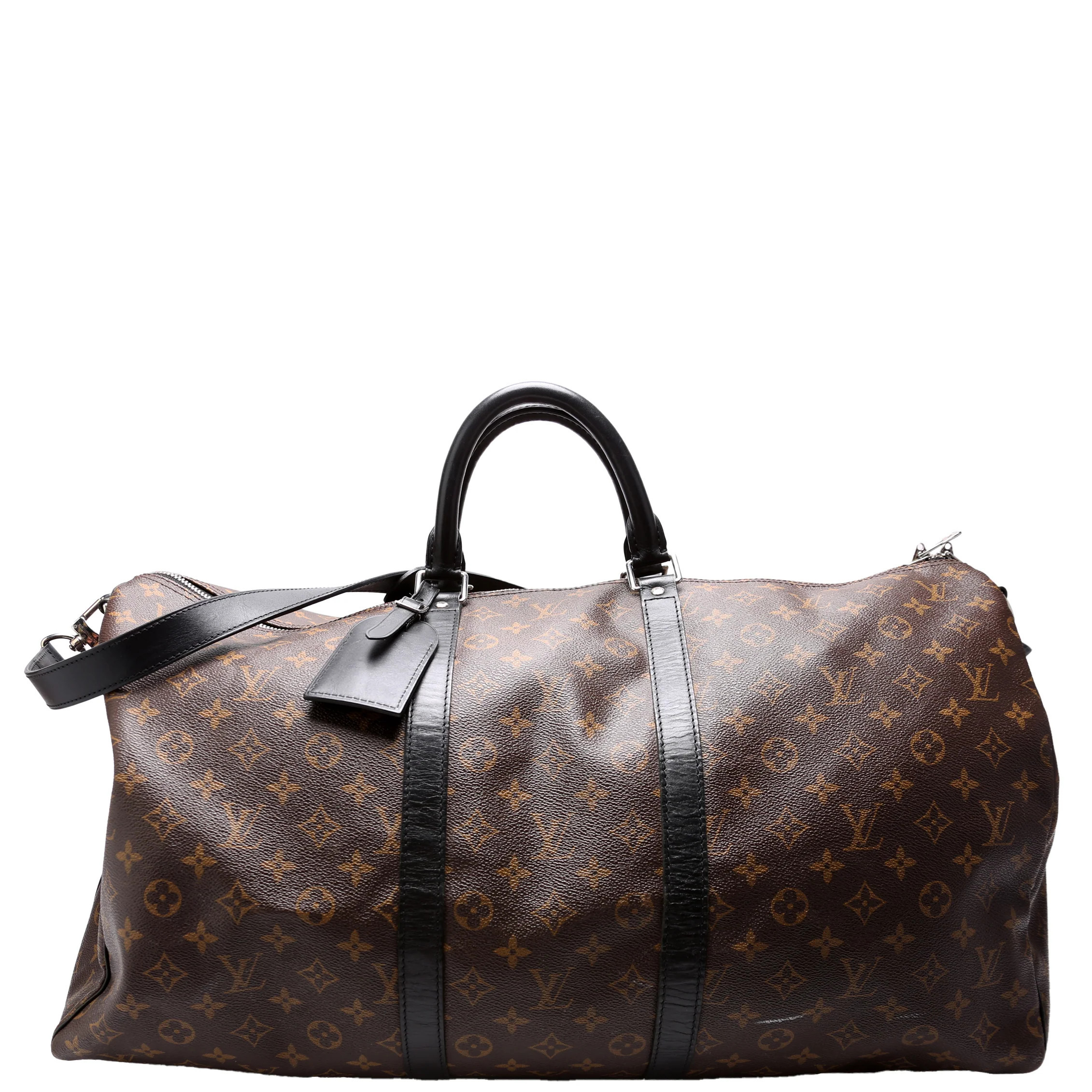 Keepall 55 Bandouliere Macassar Monogram | Keeks Designer Handbags