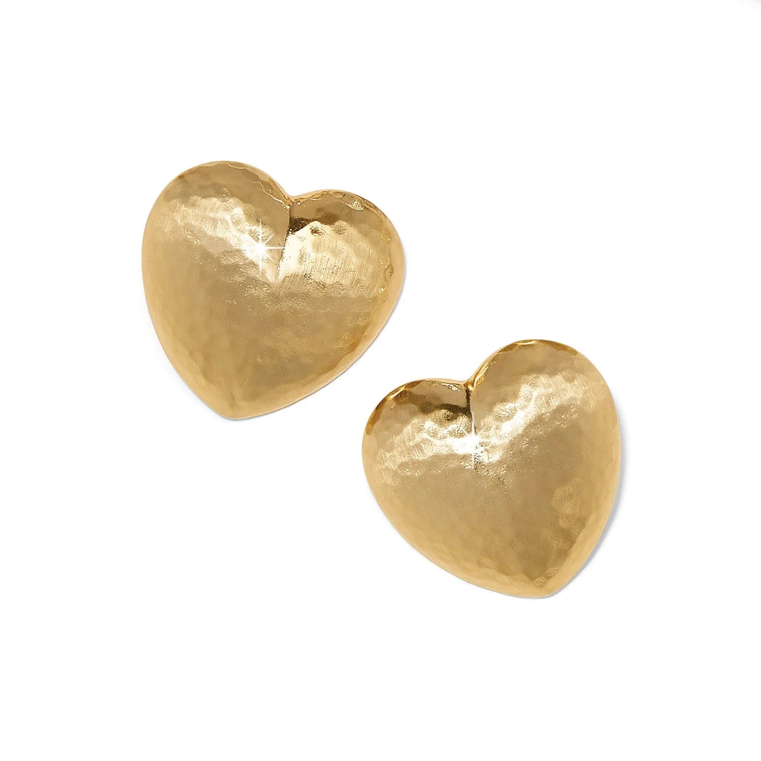 Trianon Heart Small Post Earrings | Brighton