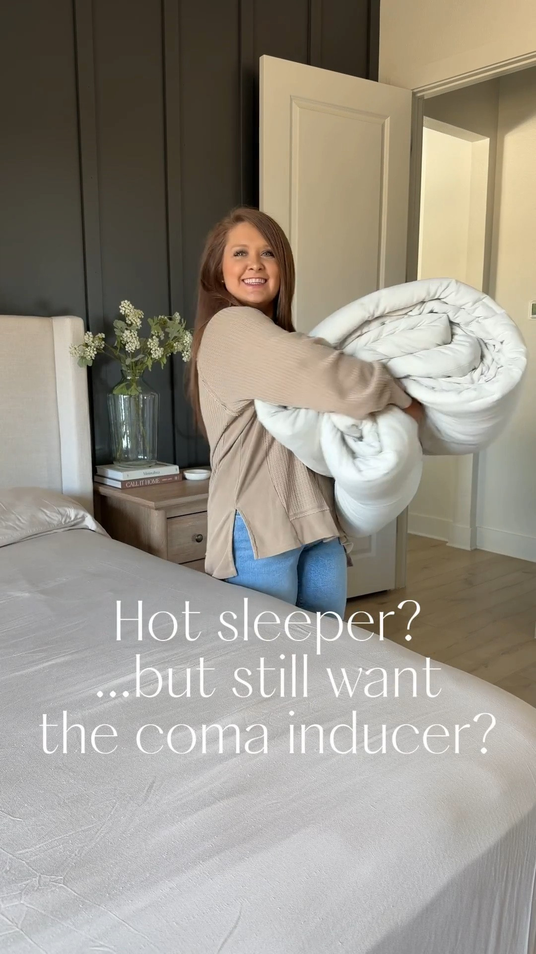 The coziest night’s sleep you’ll get… Coma Inducer, but make it summertime edition! 🤍

If you love that signature Coma Inducer softness but sleep hot, this lightweight summer version is a game changer!

coma inducer, summer bedding, lightweight comforter, cooling bedding, cozy bedding, soft comforter, luxury bedding, bedroom refresh, bedroom decor, neutral bedroom, bedding finds, sleep essentials, cozy home, affordable luxury, cooling comforter, summer bedroom, comfy bedding

#LTKvlog #LTKHome #LTKSeasonal
