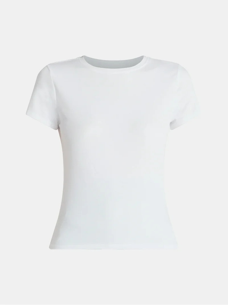 No Boundaries Crewneck Tee, Women’s | Walmart (US)