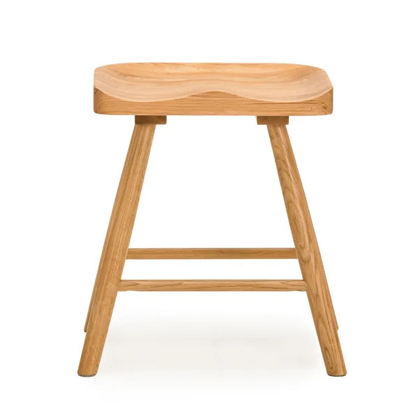 Loxwood Table Height Bar Stool, Solid Oak | Dunelm (migrated)