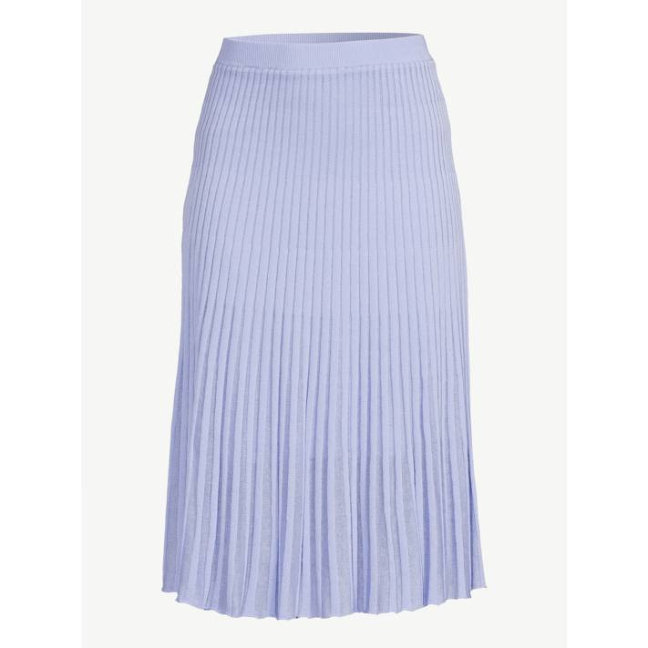 Scoop Women's Stripe Knit Midi Skirt, Sizes XS-XXL | Walmart (US)