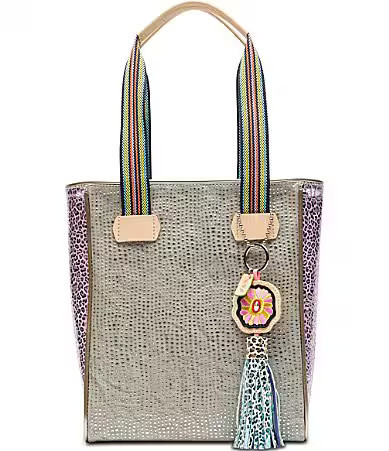 Consuela Juanis Metallic Textured Chica Tote Bag - Multi | Dillard's