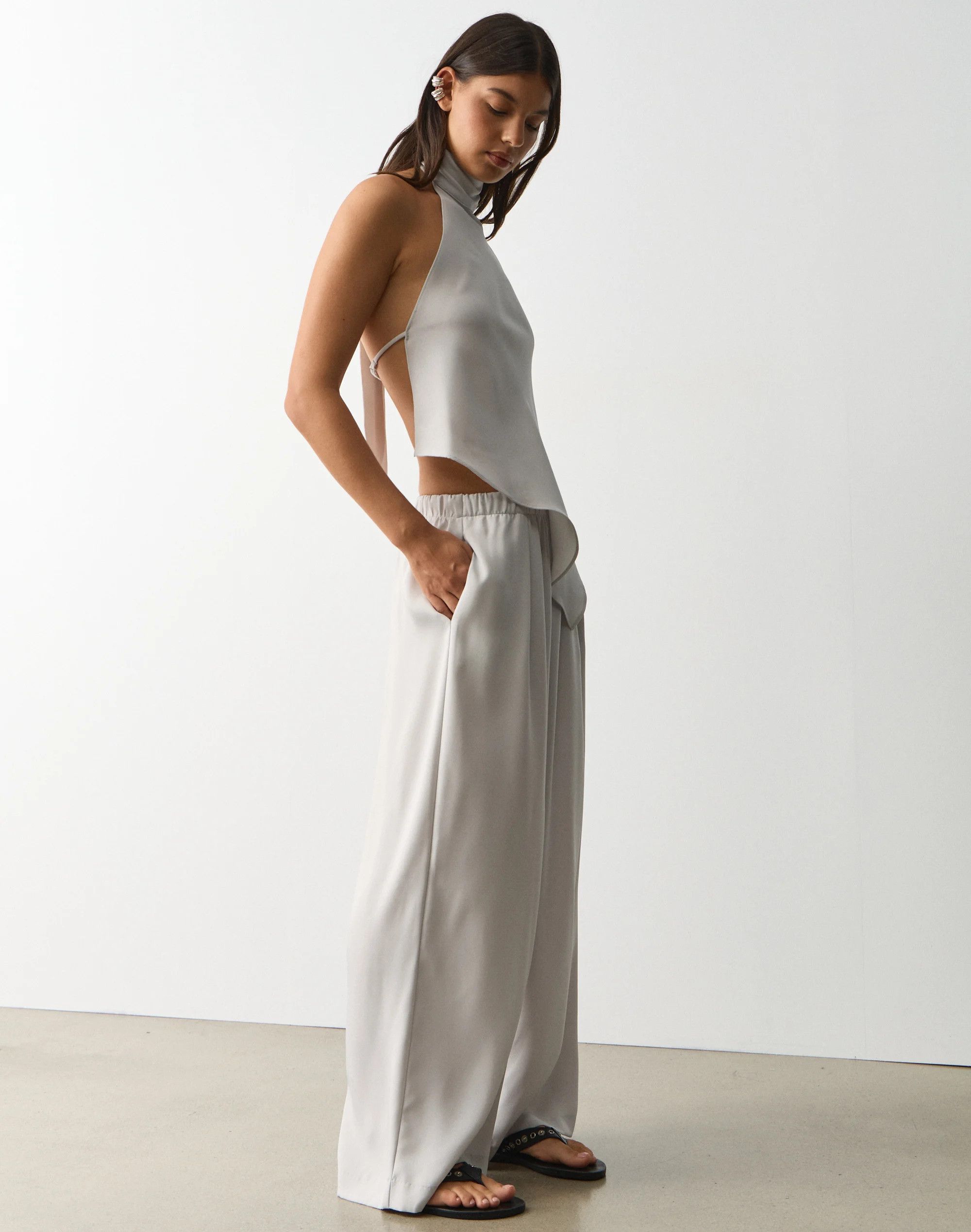 Low Rise Satin Pant | Glassons (Australia)