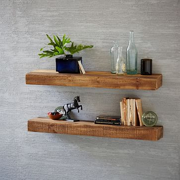 Reclaimed Wood Floating Shelf | West Elm (US)