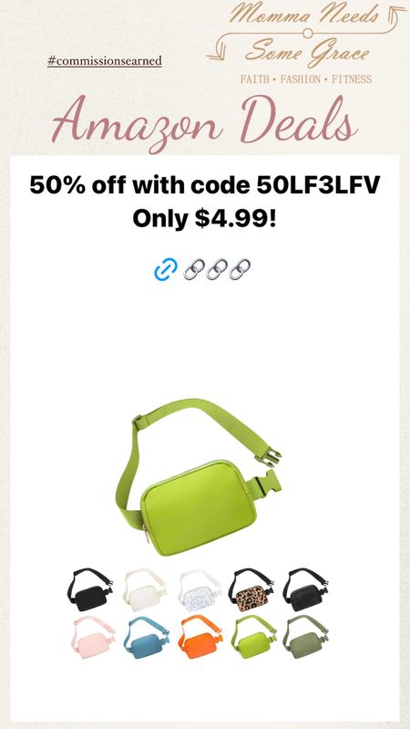 Amazon belt bag on sale today!

#LTKfindsunder100 #LTKstyletip #LTKsalealert